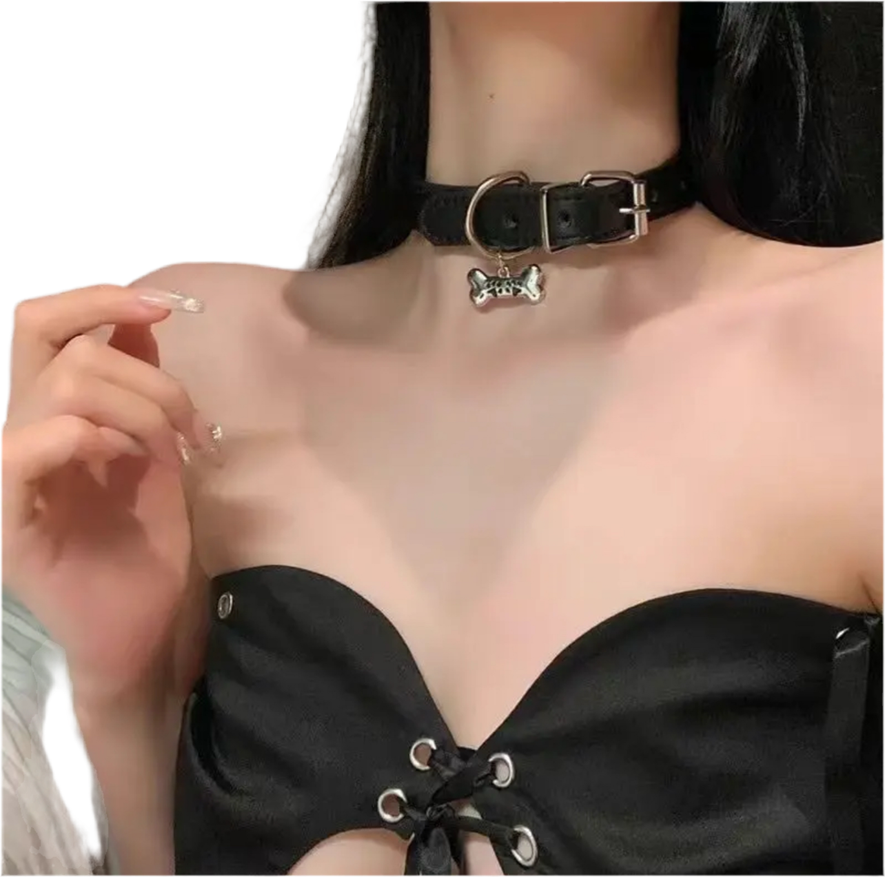Chaîne de clavicule en os de chiot